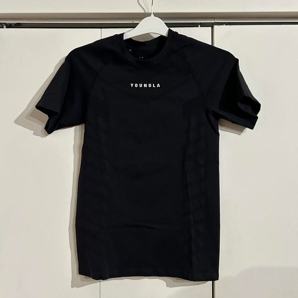 Black YoungLA Supervillain Compression T-shirt